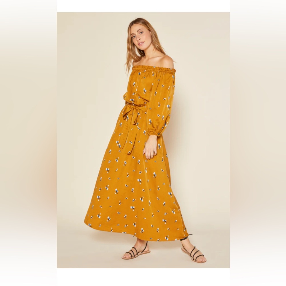 Outerknown Wildflower Dress - Golden State Aegean Floral, Size S